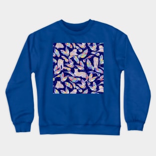 Navy Leopard Jungle Crewneck Sweatshirt